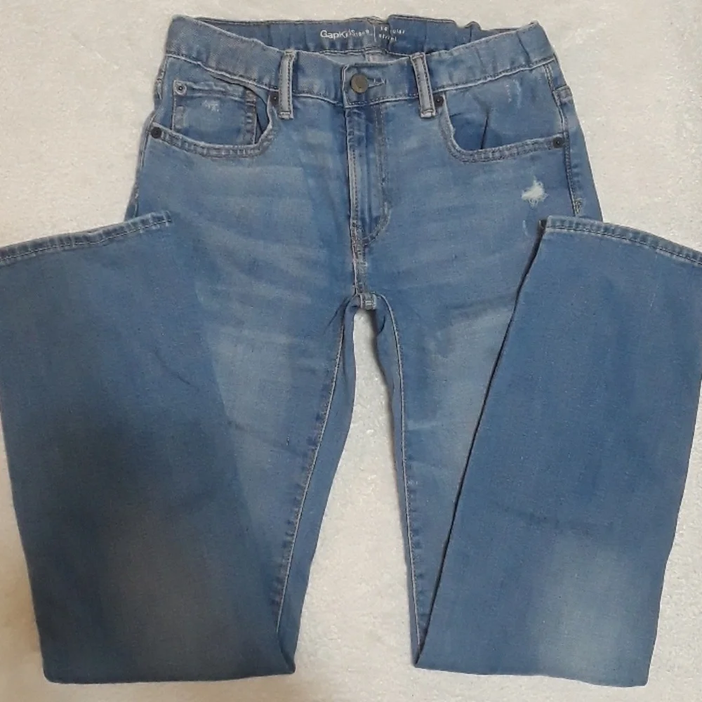 Gap Kids Straight Fit Blue Jeans. Girl's Size: Waist 14Rx28 Inseam